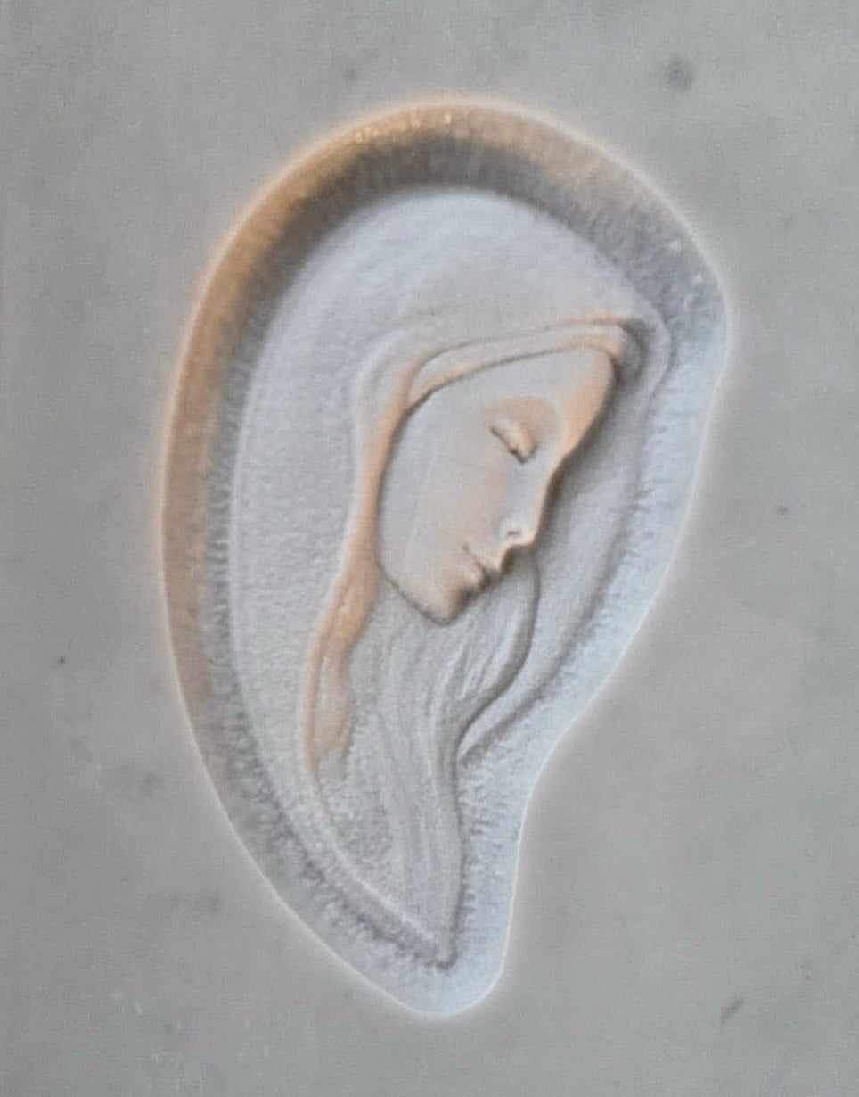 Relieve de la Virgen STL Bajorrelieve para pantógrafos CNC e impresoras 3D art.646