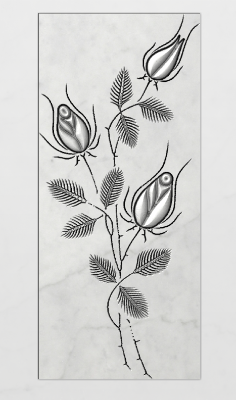 Relieve Calle STL Bajorrelieve para pantógrafos CNC e impresoras 3D art.450